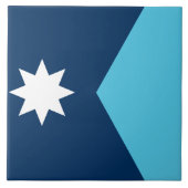 Minnesota Flag Tile Tegeltje (Voorkant)