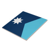 Minnesota Flag Tile Tegeltje (Zijkant)