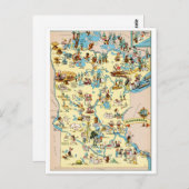 Minnesota Funny Carte Vintage (Devant / Derrière)
