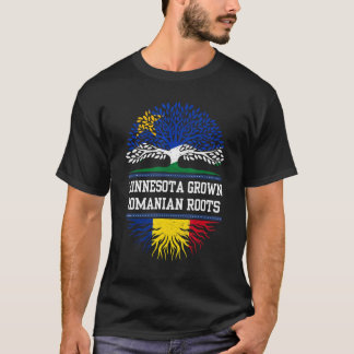 Minnesota geteeld met Roemeense wortels Roemenië T-shirt