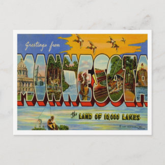 Minnesota Greetings uit de VS Briefkaart