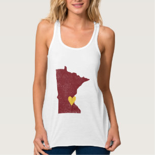 Minnesota Heart shirt (maroon) - !