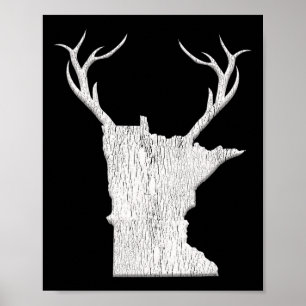 Minnesota hertenjacht shirt - vintage hertenjacht poster