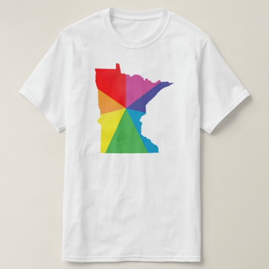 minnesota hoekige pride t-shirt (Design voorkant)