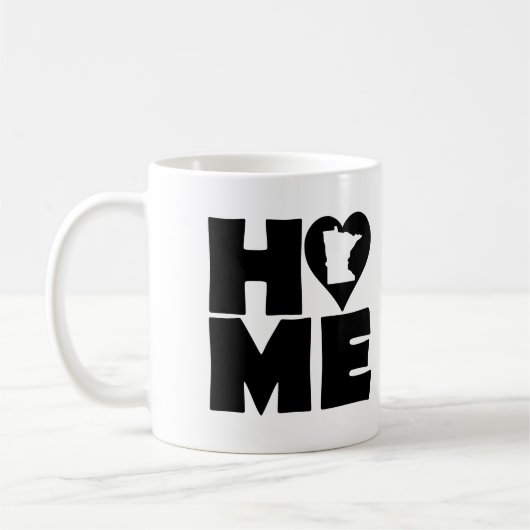 Minnesota Home Heart State Mok of Travel Mug (Links)