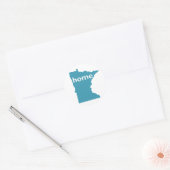 Minnesota Home Ronde Sticker (Envelop)
