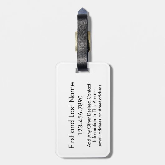 Minnesota Home State Love met optisch hart Bagagelabel (Achterkant verticaal)