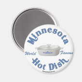 Minnesota Hot Dish Magnet Magneet (Voorkant / Achterkant)