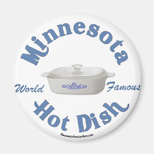 Minnesota Hot Dish Magnet Magneet (Voorkant)