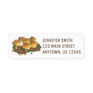 Minnesota Hot Dish Tater Tot Casserole Etiket