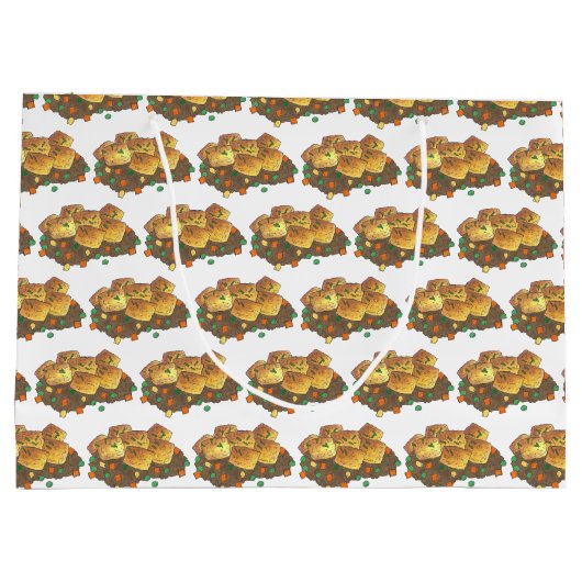 Minnesota Hot Dish Tater Tot Casserole Groot Cadeauzakje (Achterkant)