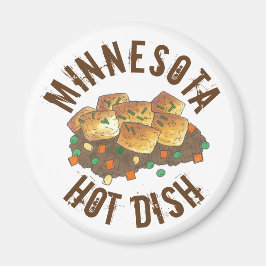 Minnesota Hot Dish Tater Tot Casserole Magneet