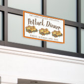 Minnesota Hot Dish Tater tot Casserole Potluck Spandoek (Buitenkant Gebouw)