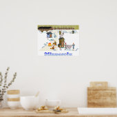 Minnesota Ice Vist afdrukken Poster (Keuken)