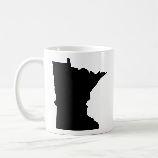 Minnesota in zwart-wit koffiemok (Links)