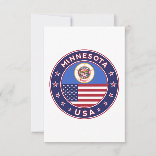 Minnesota Kaart (Voorkant)