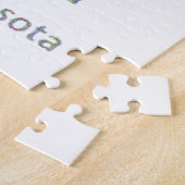 Minnesota-kaart Legpuzzel (Zijkant)