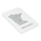 Minnesota-kaart Magneet (Rechterzijde)