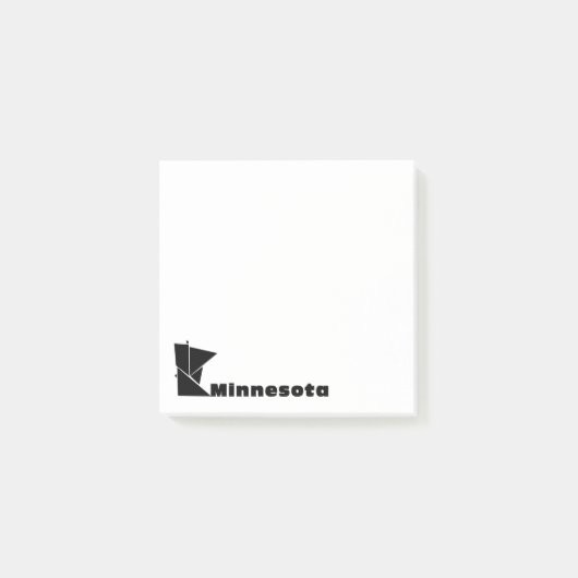 Minnesota-kaart Post-it® Notes (Voorkant)