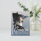 Minnesota Land van 10.000 Meren Briefkaart (Staand voorkant)