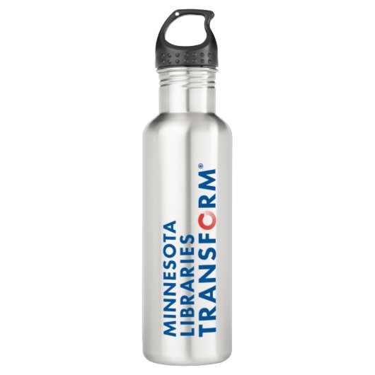 Minnesota Libraries Transform Stainless Waterbottl Waterfles (Voorkant)