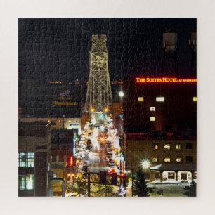 Minnesota Lift Bridge bij nacht Legpuzzel