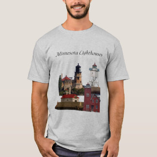 Minnesota Lighthouses shirt zwarte belettering