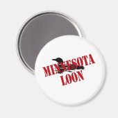 Minnesota Loon Magneet (Voorkant / Achterkant)
