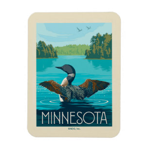 Minnesota   Loon Magneet