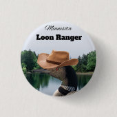 Minnesota Loon Ranger Button Souvenir (Voorkant)