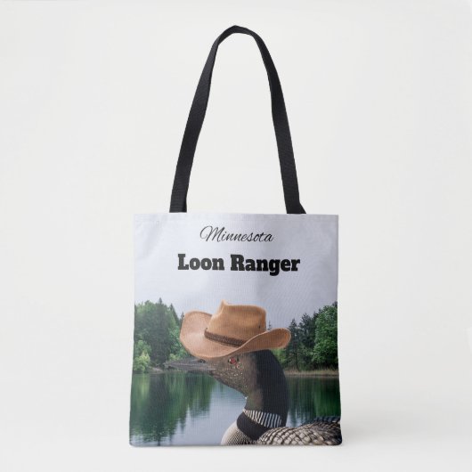 Minnesota Loon Ranger Canvas tas (Voorkant)
