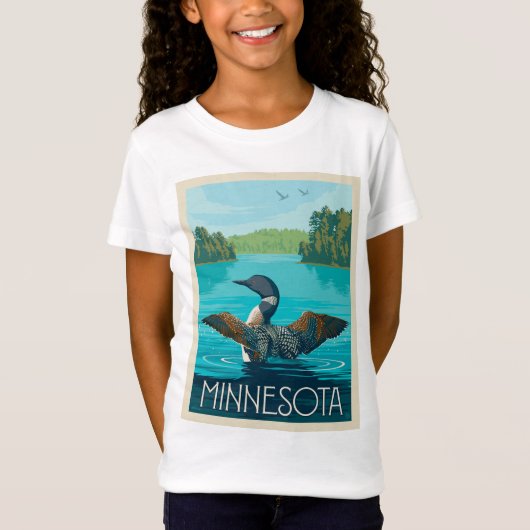 Minnesota | Loon T-shirt (Voorkant)