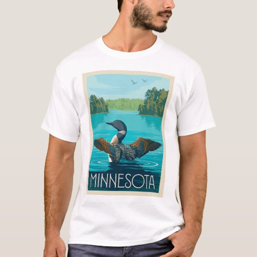 Minnesota | Loon T-shirt (Voorkant)