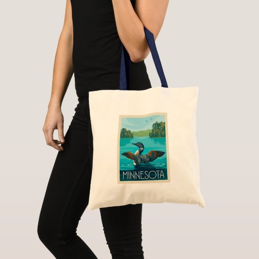 Minnesota | Loon Tote Bag (Voorkant (product))
