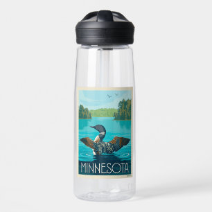 Minnesota Loon Waterfles