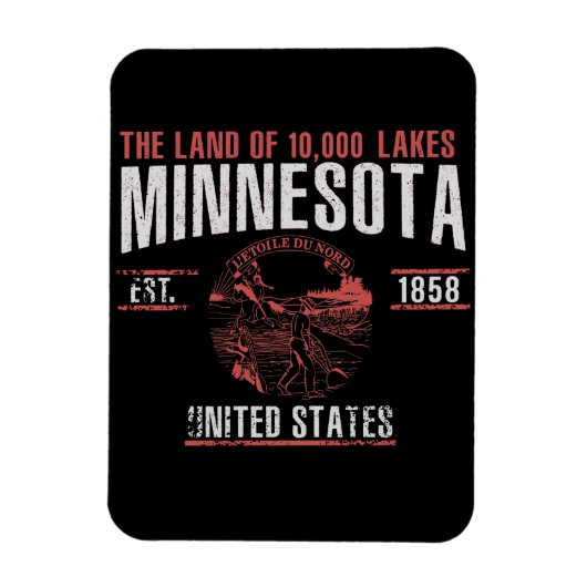 Minnesota Magneet (Verticaal)