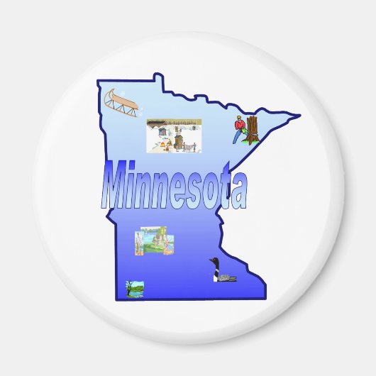 Minnesota Magnet Magneet (Voorkant)