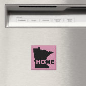 Minnesota Maison Loin de l'État Frigo Magnet (In Situ (Lave-vaisselle))