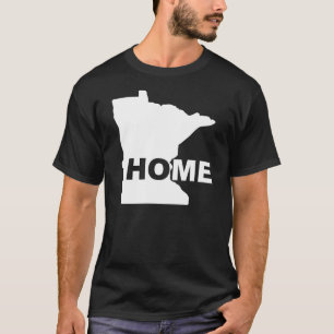 Minnesota Maison Loin de l'État T-Shirt Tees