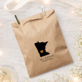 Minnesota Mariage Favor Traite Sacs, Sacs Cadeaux (Coupé)
