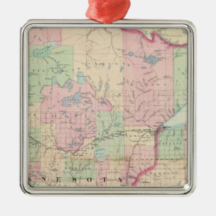 Minnesota Metalen Ornament
