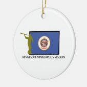 MINNESOTA MINNEAPOLIS MISSIE LDS CTR KERAMISCH ORNAMENT (Links)