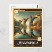 Minnesota, Minnesota |  Briefkaart (Voorkant / Achterkant)