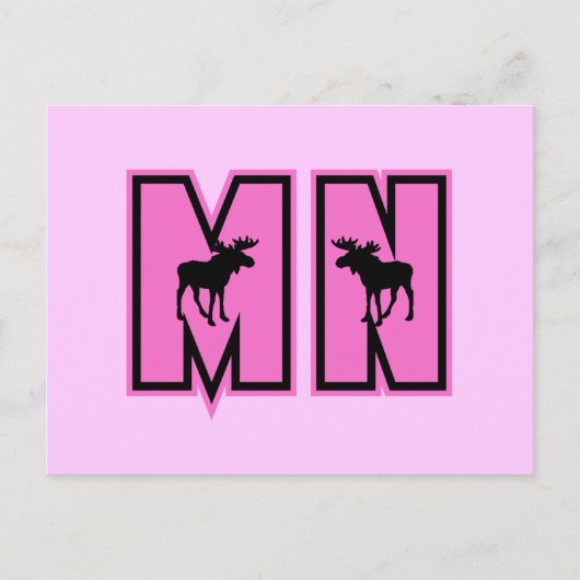Minnesota Moose Briefkaart (Voorkant)
