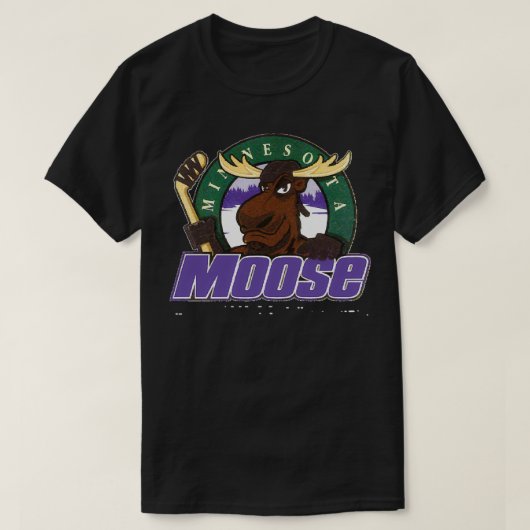 Minnesota Moose Hockey 2 T-shirt (Design voorkant)