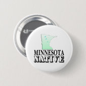 Minnesota Native Ronde Button 5,7 Cm (Voorkant /achterkant)