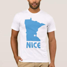 Minnesota Nice grappige Bella Canvas, bevestigd T T-shirt