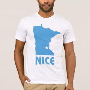 Minnesota Nice grappige Bella Canvas, bevestigd T T-shirt