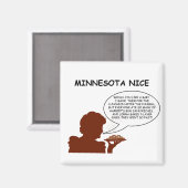 Minnesota Nice Magneet (Voorkant / Achterkant)