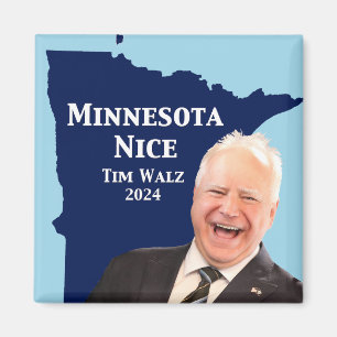 Minnesota Nice Tim Walz Magneet